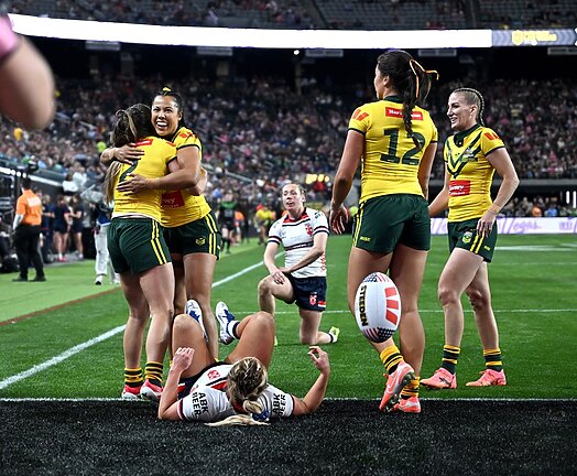 Jillaroos hear their names called out for recognition