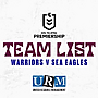 Senior Reps team lists: Round 2