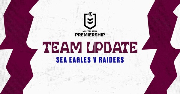 Seibold narrows down squad for Raiders clash