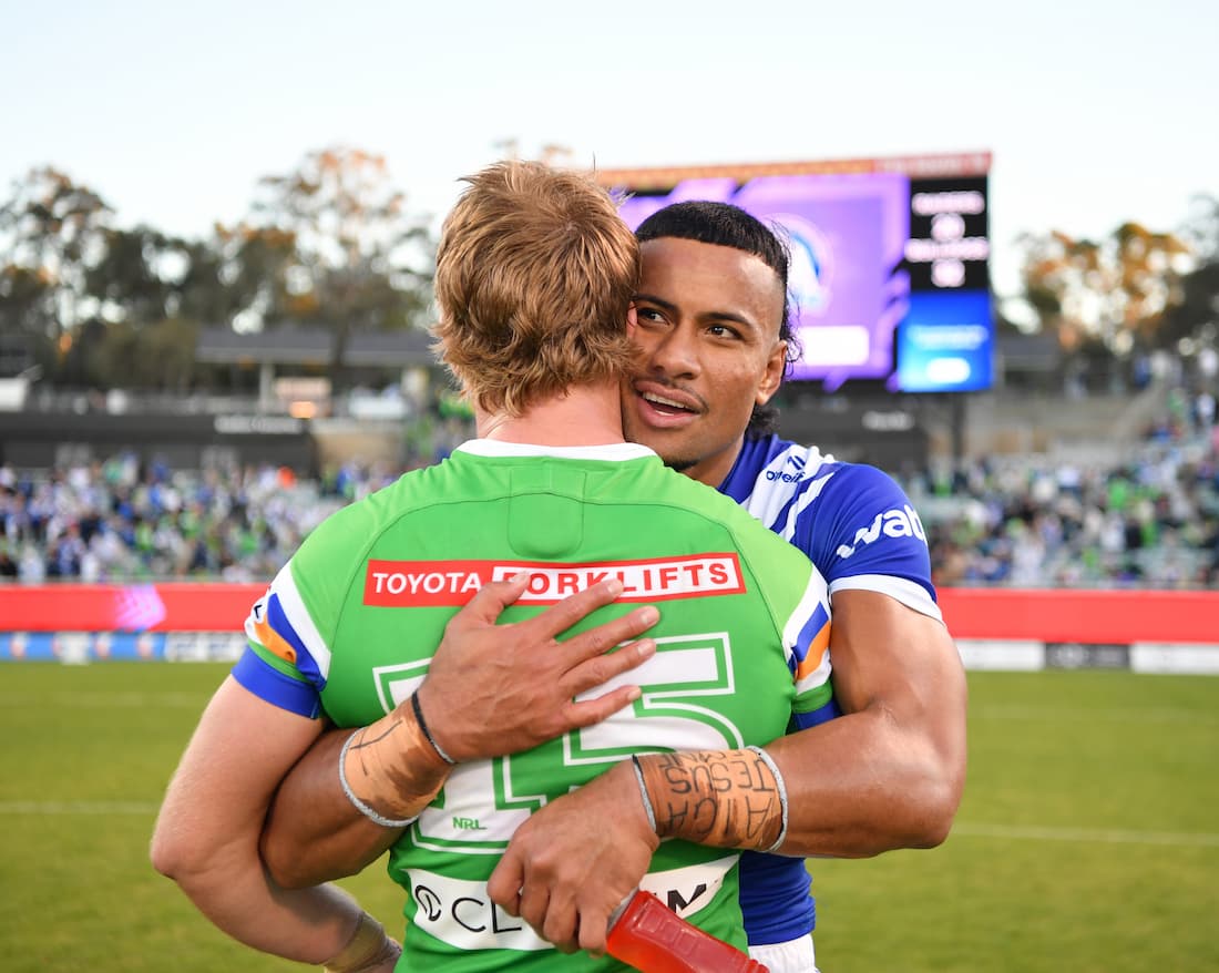 Old feud re-opened in Bulldogs’ feisty win over Raiders
