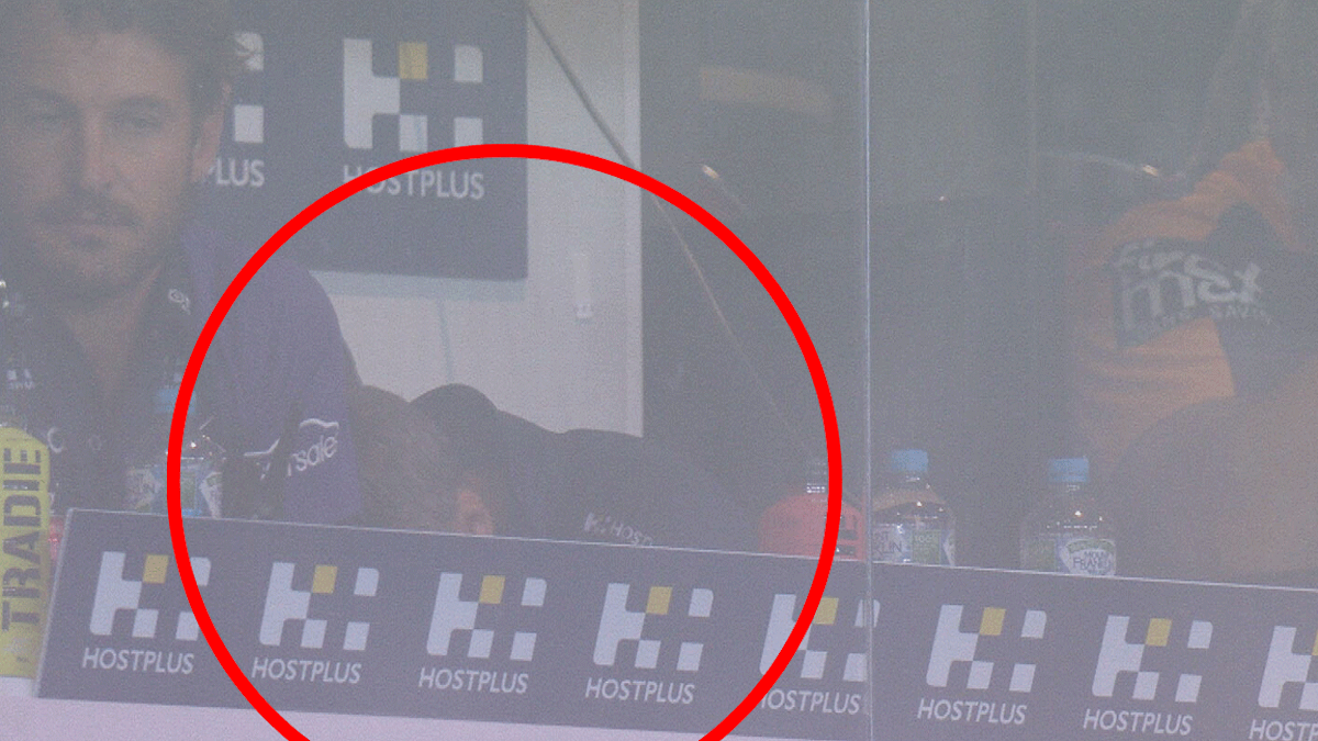 Fuming Craig Bellamy hides from TV cameras as 'dumb footy' costs Storm likely victory