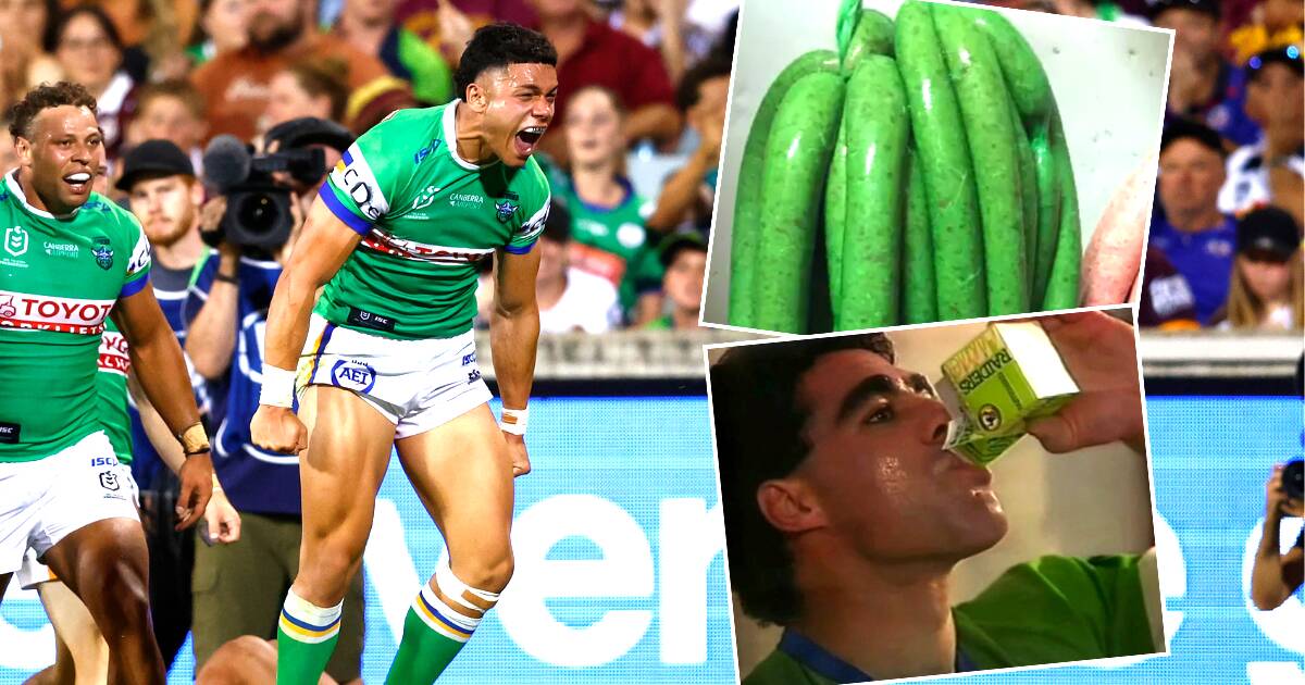Pass the green milk and sausages: Raiders gifted dream run to help end premiership drought
