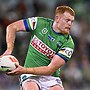 Corey Horsburgh is pressing for a Raiders return against NRL frontrunners Canterbury. Photo: Lukas Coch/AAP PHOTOS