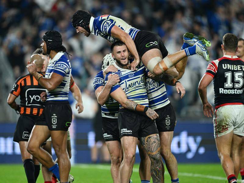The Bulldogs won't want to rely on another late rally when they're without their Origin stars. Photo: HANDOUT/NRL PHOTOS