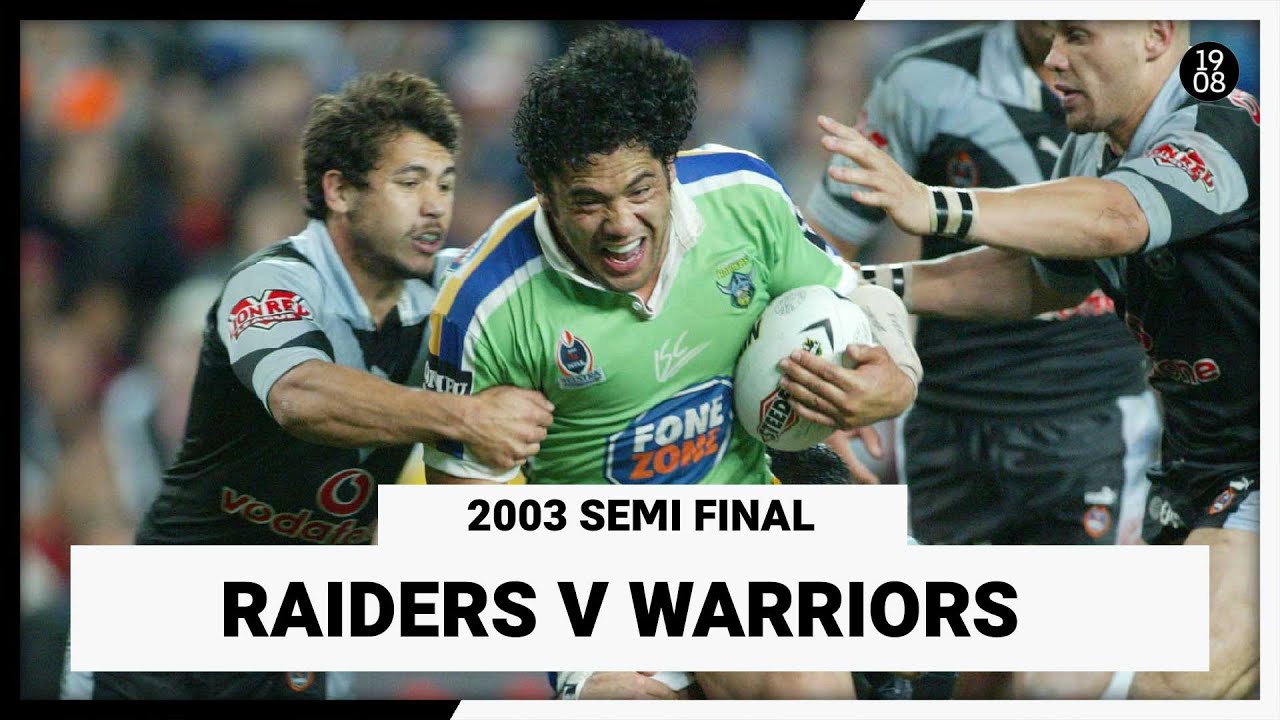 Canberra Raiders v New Zealand Warriors | 2003 Semi Final | Full Match Replay | NRL