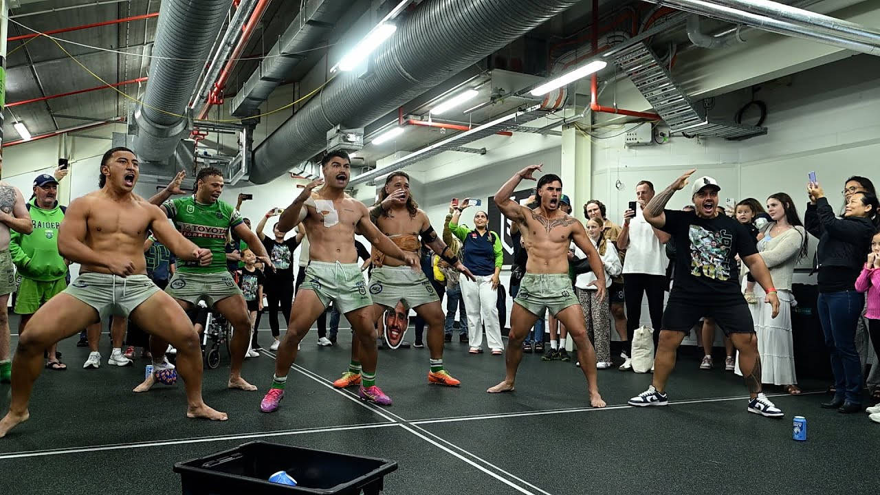 Haka for Tapine's 200th Raiders game