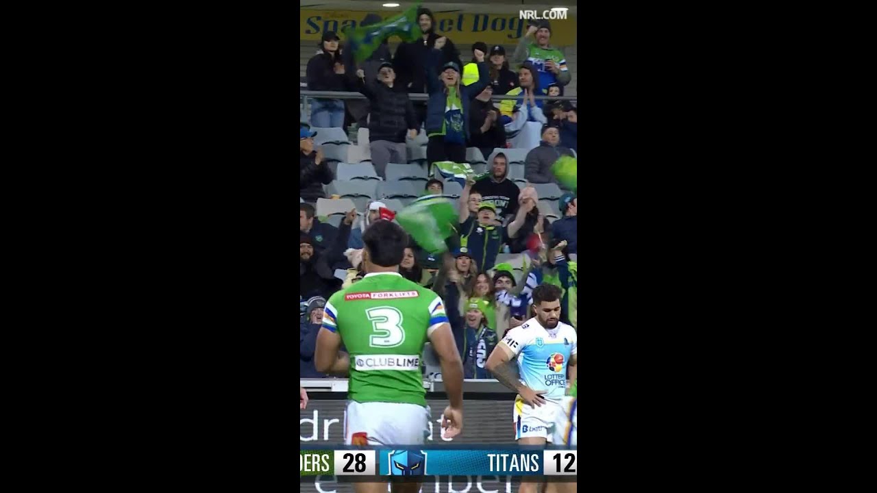 Matthew Timoko Tries in Canberra Raiders vs Gold Coast Titans