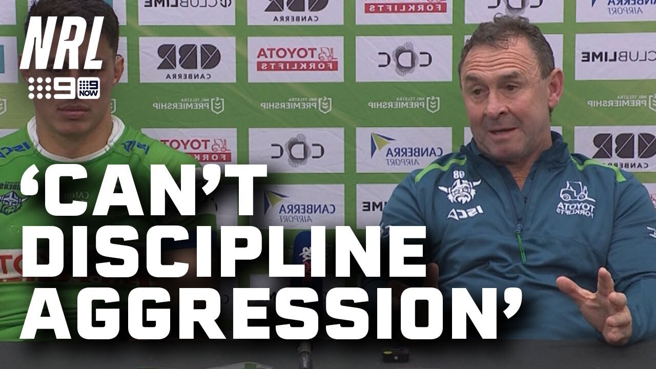 Ricky SOUNDS OFF over penalties against the Raiders: NRL Presser | NRL on Nine