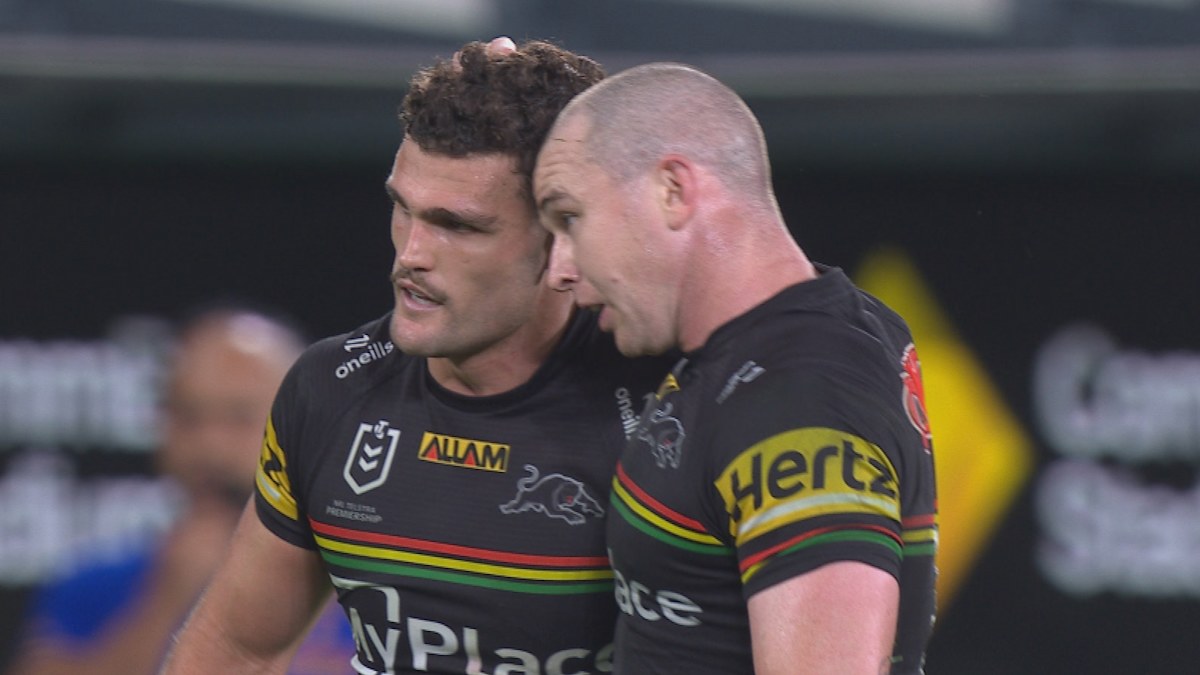 'That's why he's the best': Nathan Cleary produces clutch 40/20 kick to guide Penrith to victory