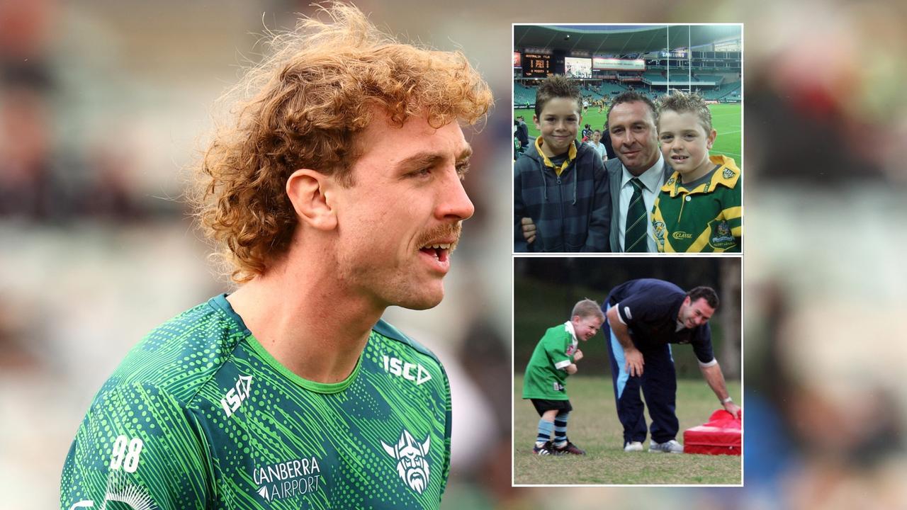 Jed Stuart, son of Ricky Stuart, reveals emotional moment that left Raiders coach in tears ahead of NRL debut