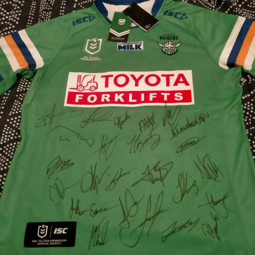 Canberra Raiders Signed Jersey - We offer Lay-by