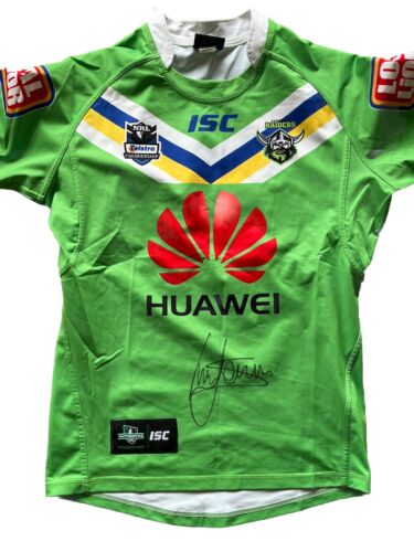 Players Game Issue Canberra Raiders Signed Jersey Nsw Origin Isc Match Fensom