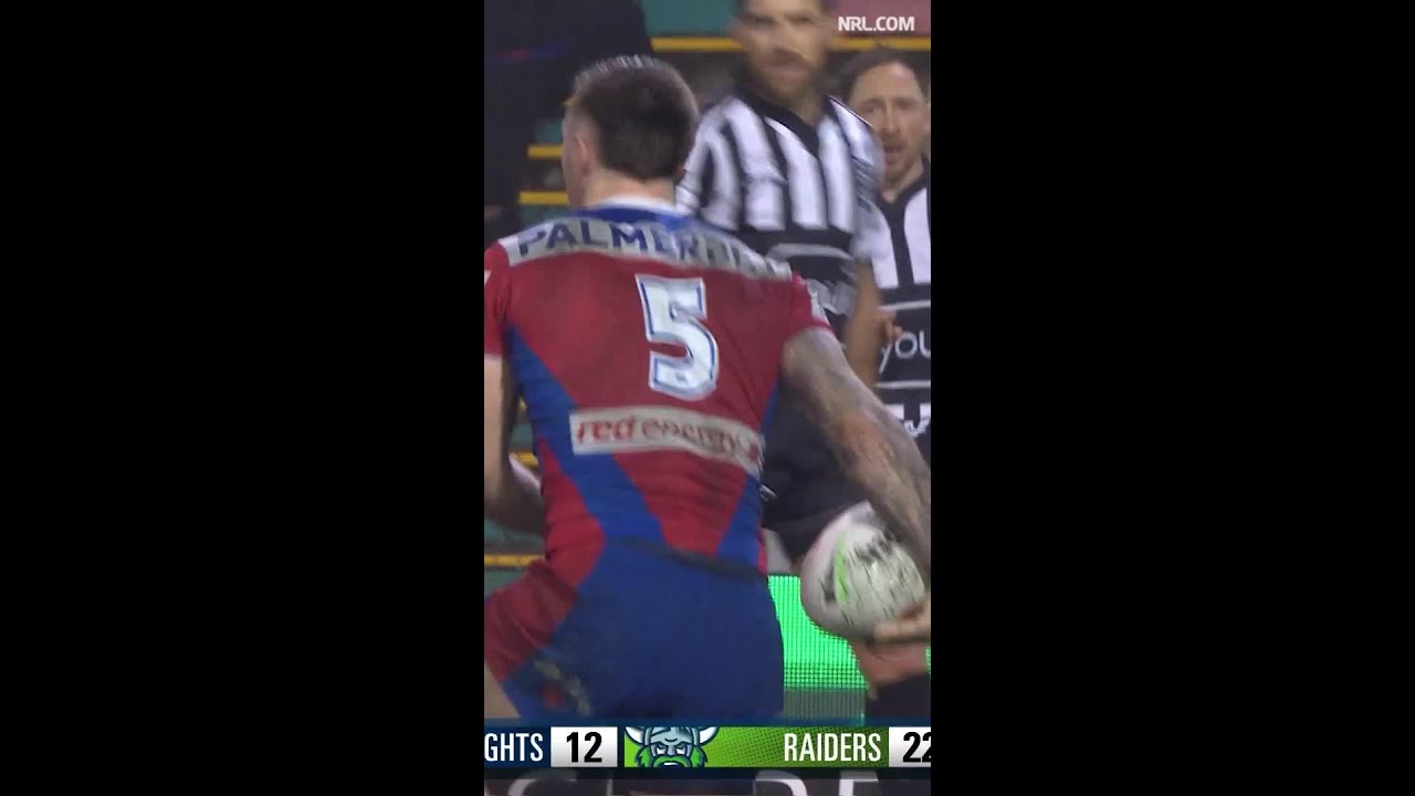 James Schiller Tries in Newcastle Knights vs Canberra Raiders