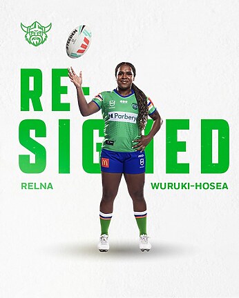 Wuruki-Hosea re-signs until end of 2027 NRLW season