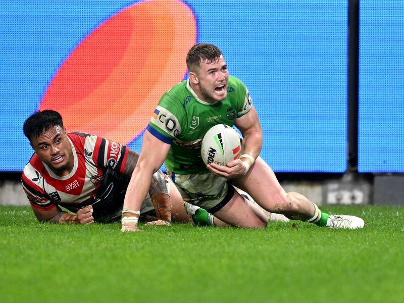 Youthful Raiders overpower Roosters in NRL win