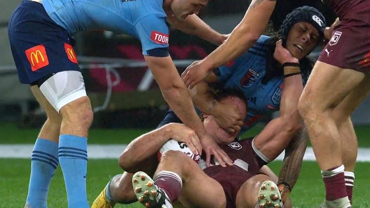 State of Origin Tackle: Jarome Luai escapes with fine for alleged eye-gouge