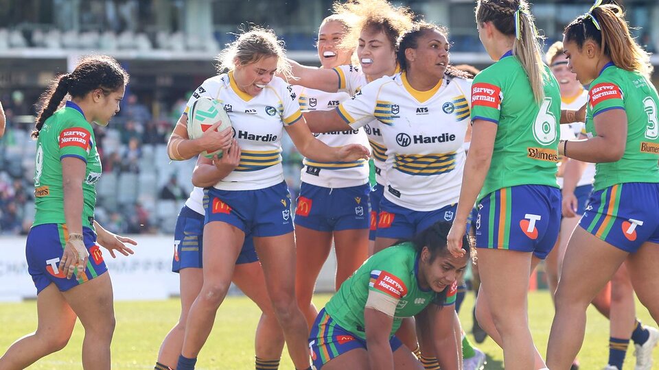 Canberra Raiders’ horror start to the NRLW season continues, this time thrashed by the Parramatta Eels