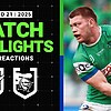 2025 NRL Match Reactions and Highlights | Raiders v Knights | Round 21