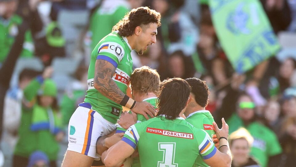 NRL Round 20: Canberra Raiders win 40-16 over Parramatta Eels