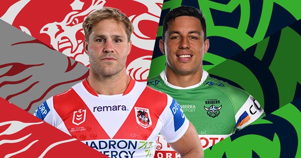 Dragons v Raiders: Molo in for Su'A; Kris back on deck