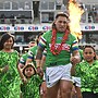 Canberra great Josh Papalii is unsure whether his future is in the NRL or Super League for 2026. Photo: Lukas Coch/AAP PHOTOS