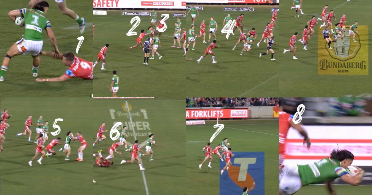 The greatest try of the year? How fire alarms and poker chips ignited a Raiders star