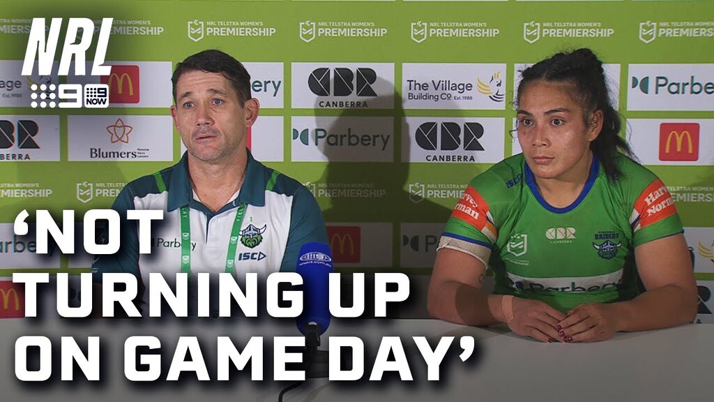Darrin Borthwick SPRAYS players for not stepping up: NRLW Presser | NRL on Nine