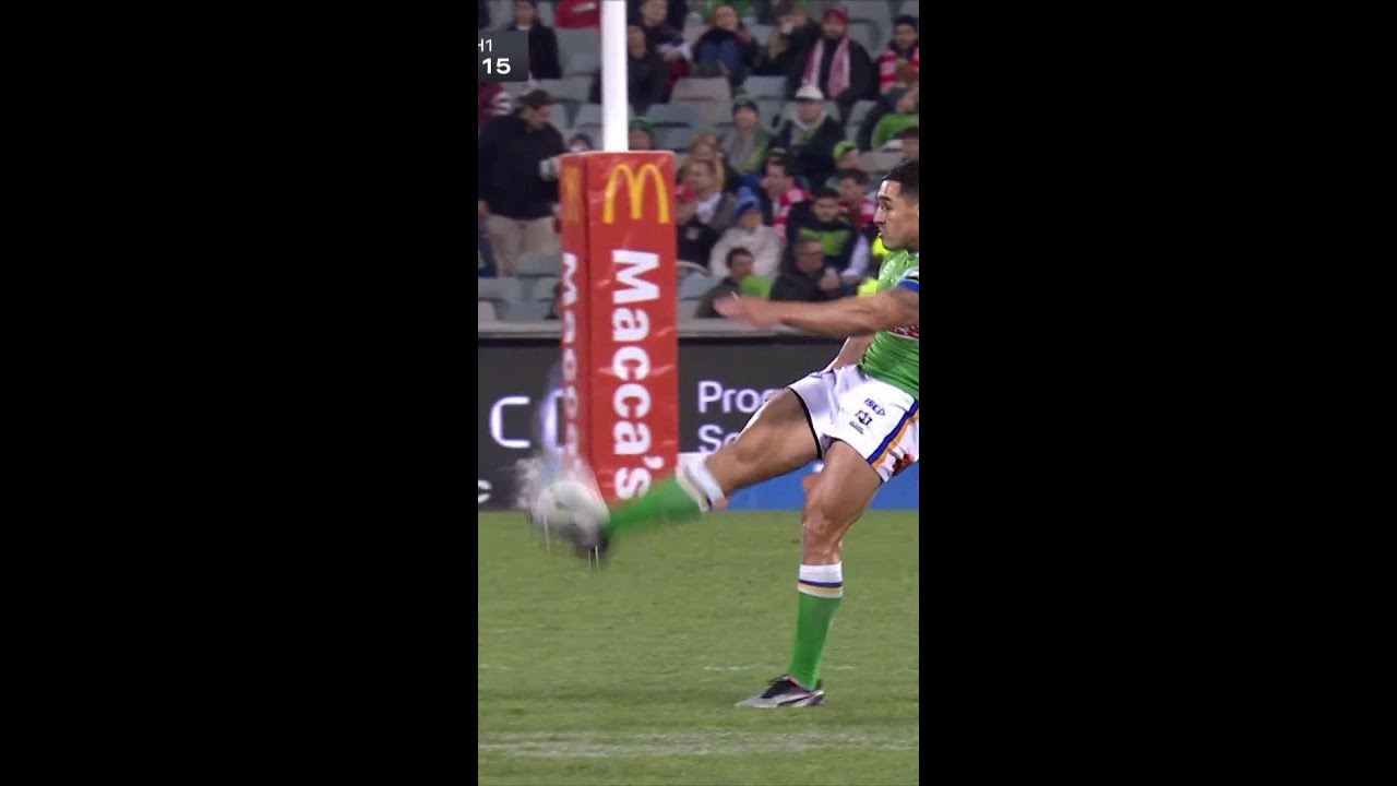 VIDEO: Did this bomb bring snow to Canberra? #nrl