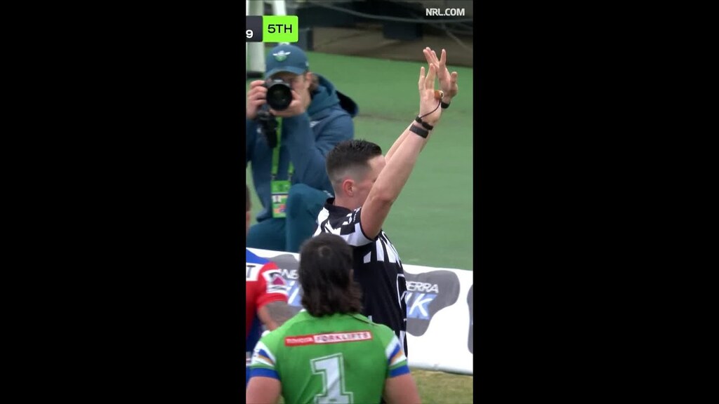 Matthew Timoko Tries in Canberra Raiders vs Newcastle Knights