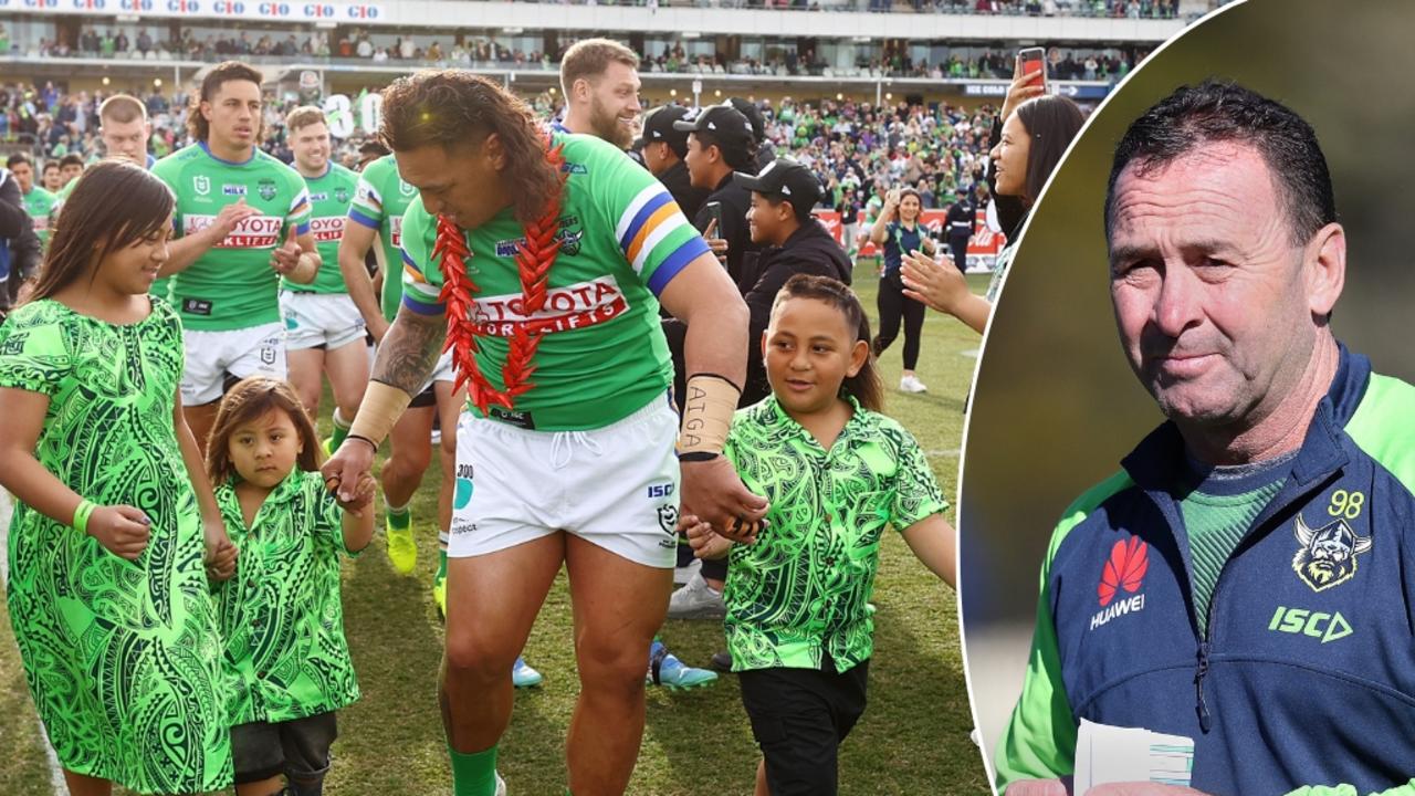 Raiders coach Ricky Stuart’s emotional tribute to returning Maroons hero Josh Papalii