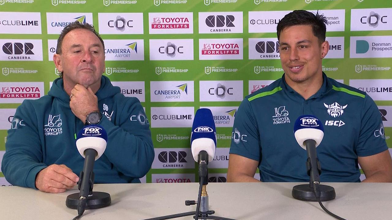 ‘We don’t listen to it’: Ricky‘s tribute to ‘humble’ Raiders after stunning golden point win