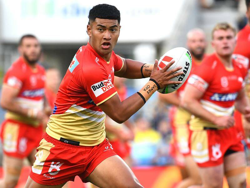 Star half Isaiya Katoa will be key to the Dolphins making finals for the first time. Photo: Jono Searle/AAP PHOTOS