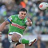 Jamal Fogarty will try to plot Manly's downfall on Friday before joining them next season. Photo: Mick Tsikas/AAP PHOTOS