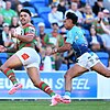 South Sydney welcome back Latrell Mitchell (left) for the away clash with Gold Coast. Photo: Dave Hunt/AAP PHOTOS