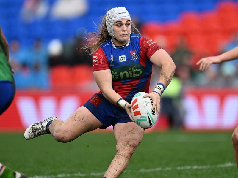 Newcastle's Jesse Southwell has kicked 21 goals straight from six matches this season. Photo: HANDOUT/NRL PHOTOS