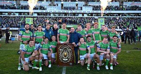 No.1 guns: Green Machine powers to first minor premiership in 35 years