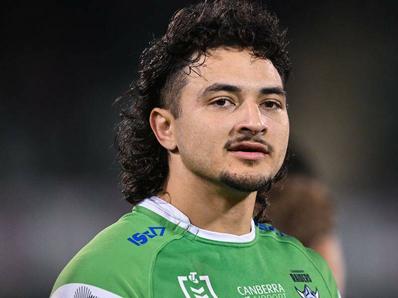 Winger Xavier Savage will sit out the rest of Canberra's NRL campaign with a shoulder injury. Photo: Lukas Coch/AAP PHOTOS