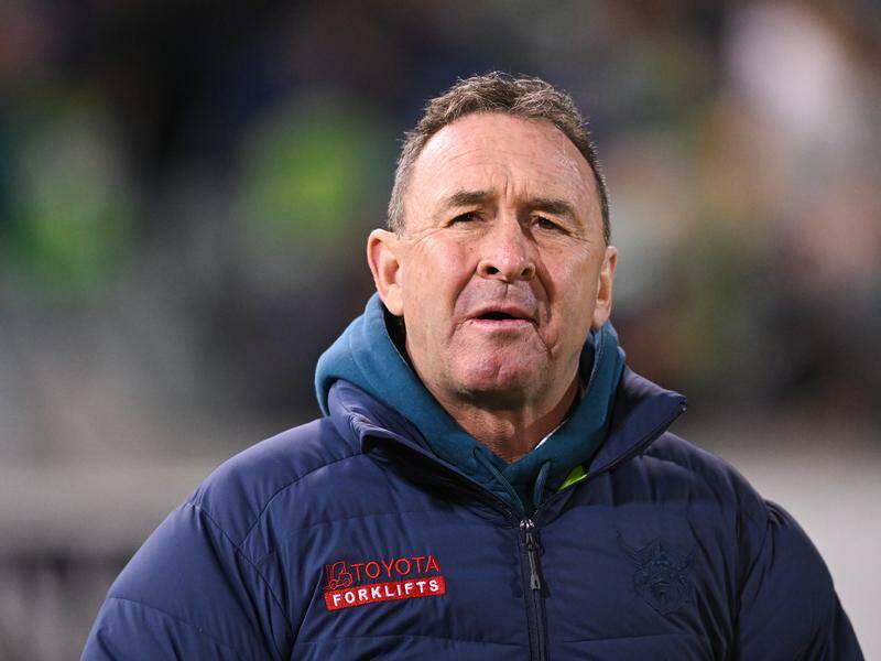 Raiders coach Ricky Stuart is at a bit of a loss to explain his side's slow starts in recent games. Photo: Lukas Coch/AAP PHOTOS