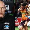 Sharks coach hits back at uproar over 'soft' NRL draw as Broncos carnage rocks finals race