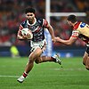 Robert Toia is set to pledge allegiance to Tonga after being a revelation for the Sydney Roosters. Photo: Dave Hunt/AAP PHOTOS