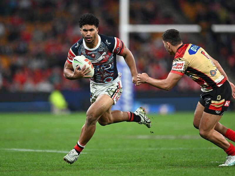 Robert Toia is set to pledge allegiance to Tonga after being a revelation for the Sydney Roosters. Photo: Dave Hunt/AAP PHOTOS