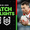 2025 NRL Match Highlights | Dragons v Raiders | Round 22