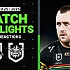 2025 NRL Match Reactions and Highlights | Panthers v Raiders | Round 25