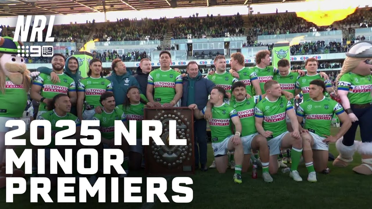 Canberra Raiders have WON the 2025 NRL Minor Premiership | NRL on Nine