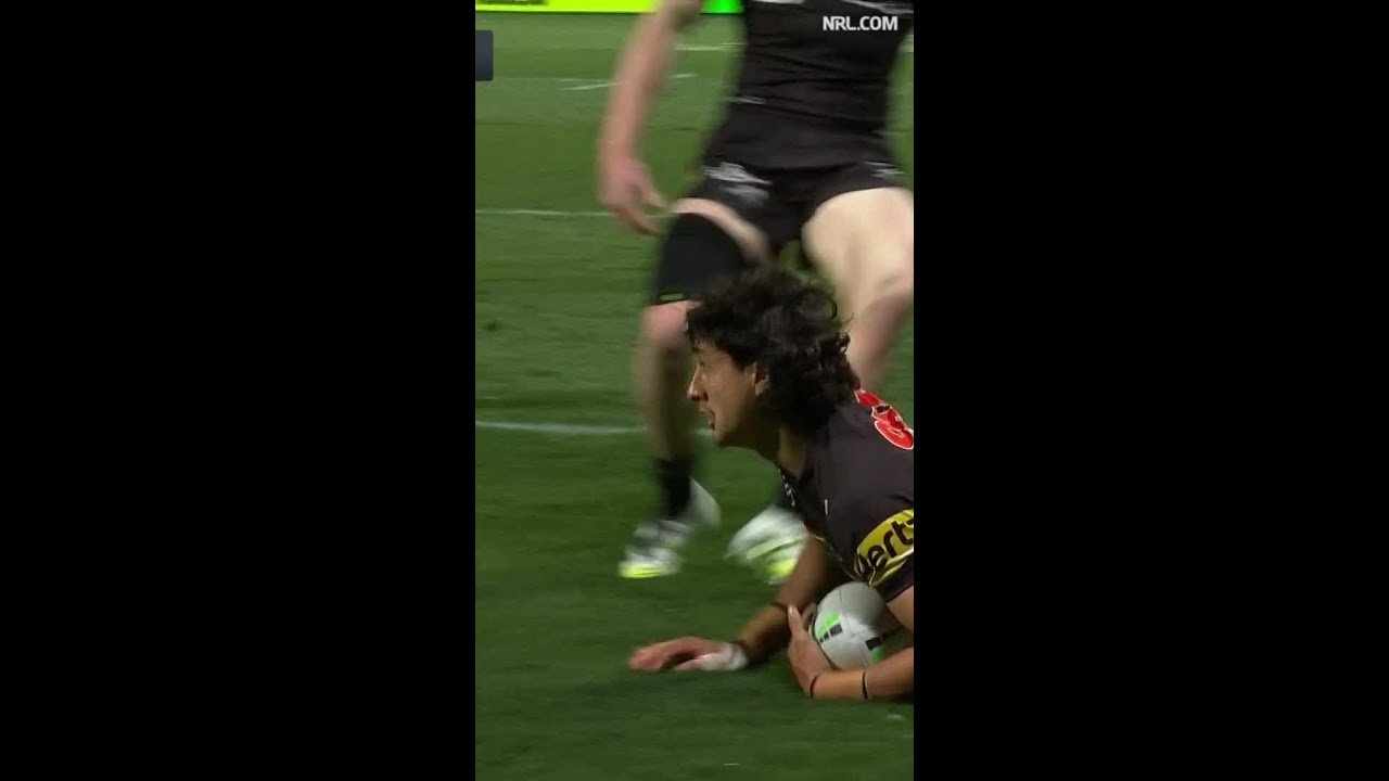Casey McLean Tries in Penrith Panthers vs Canberra Raiders