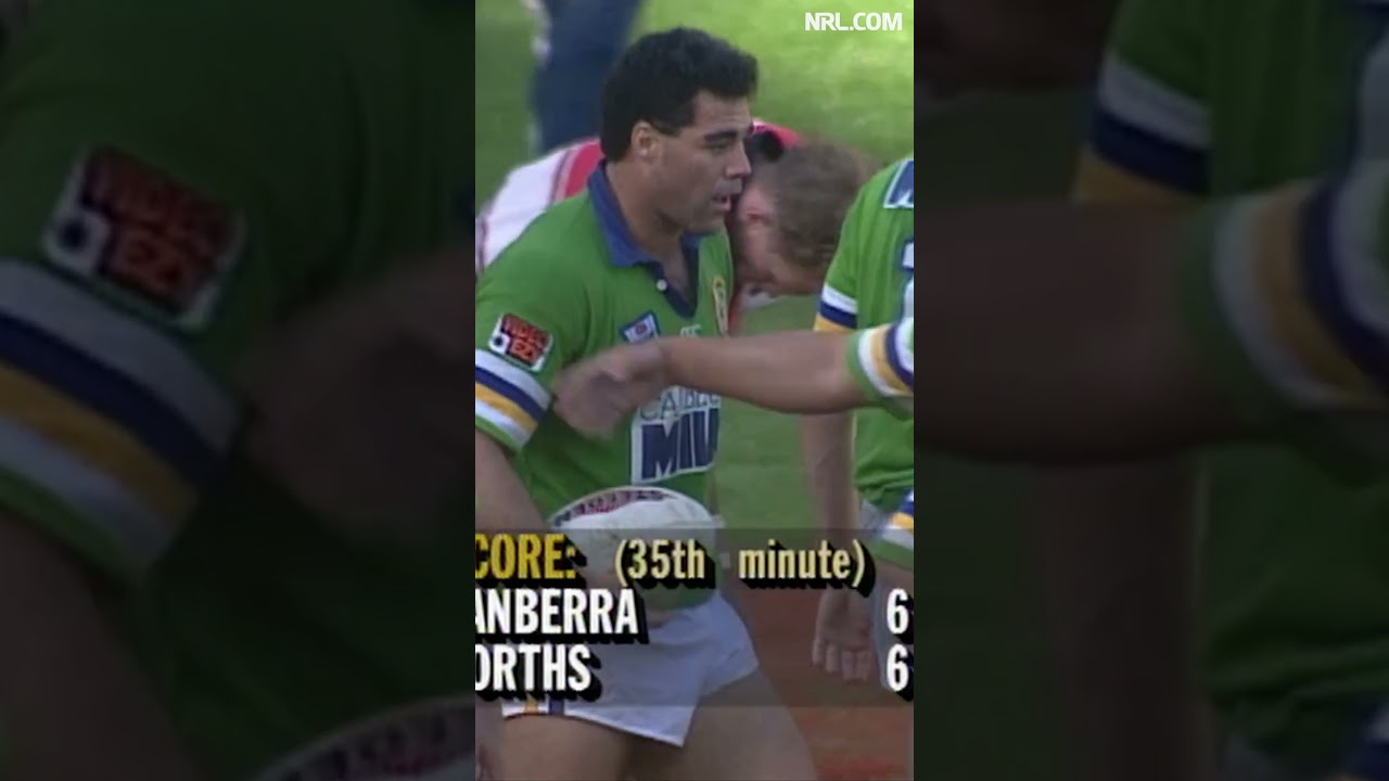 Meninga scores against the Bears (1994)