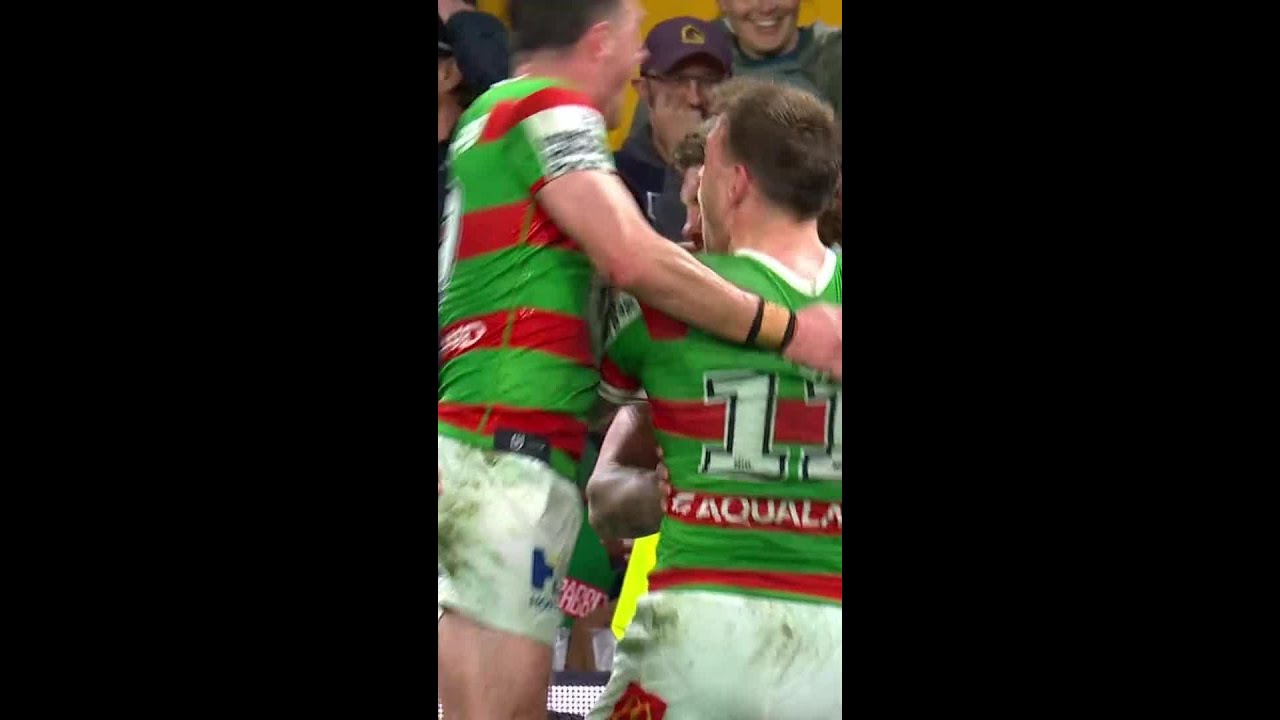 WHAT A TRY SOUTHS! 🤯 #9WWOS #NRL