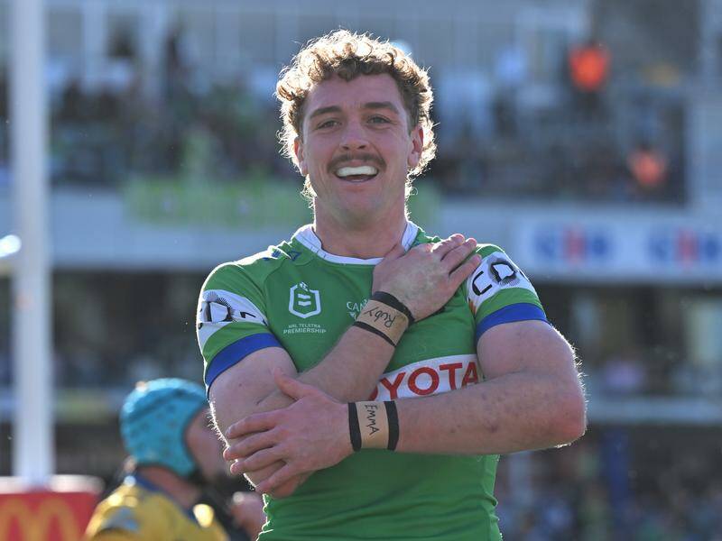 Impressive Raiders winger Jed Stuart received a selection reprieve this week. Photo: Mick Tsikas/AAP PHOTOS