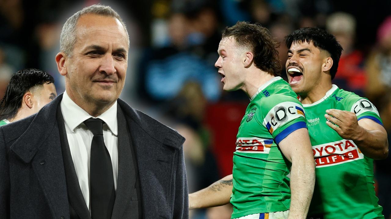 NRL CEO Andrew Abdo bound for Canberra with J.J Giltinan Shield as Raiders chase minor premiership