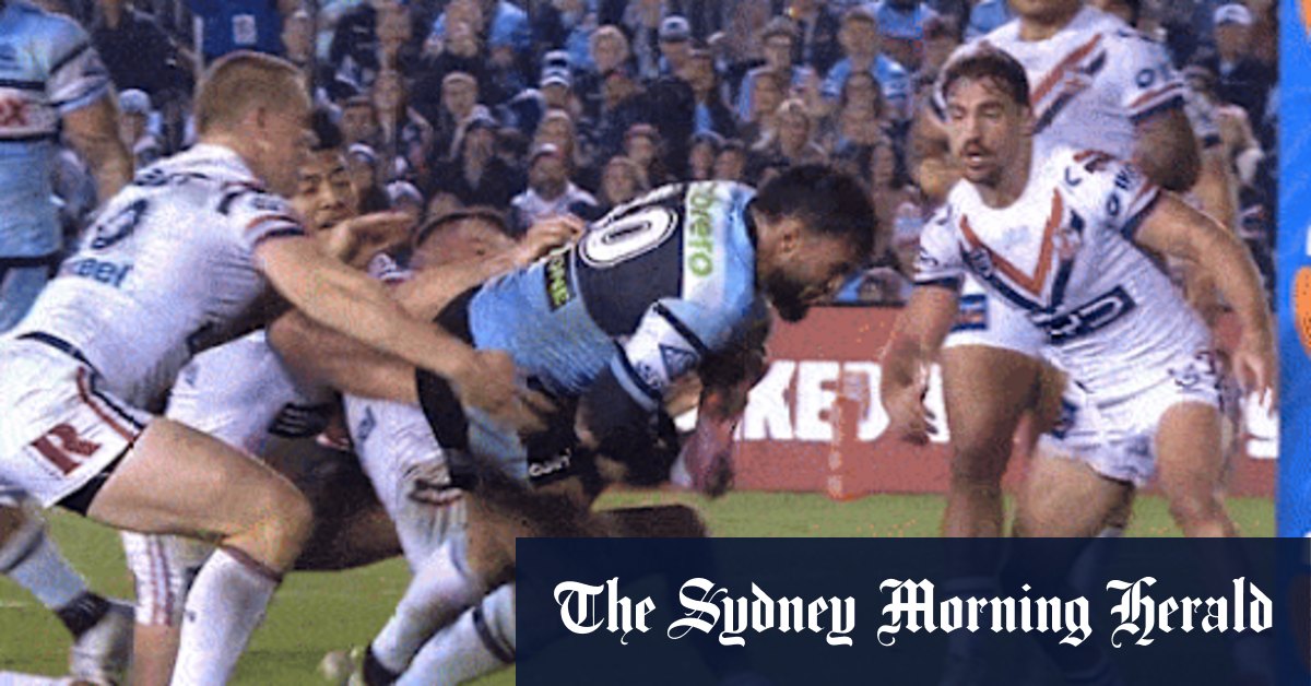 He didn't score the winning try, but Addin Fonua-Blake's reaction said it all
